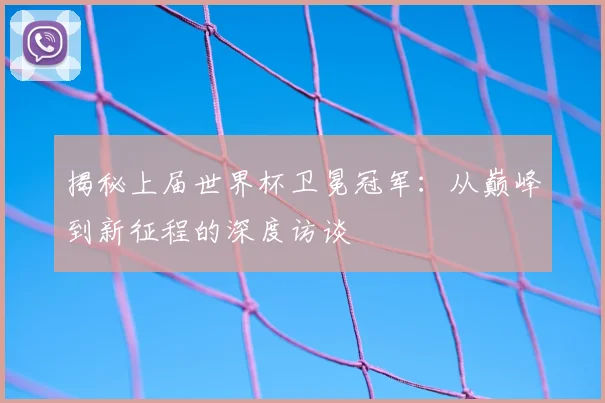揭秘上届世界杯卫冕冠军:从巅峰到新征程的深度访谈